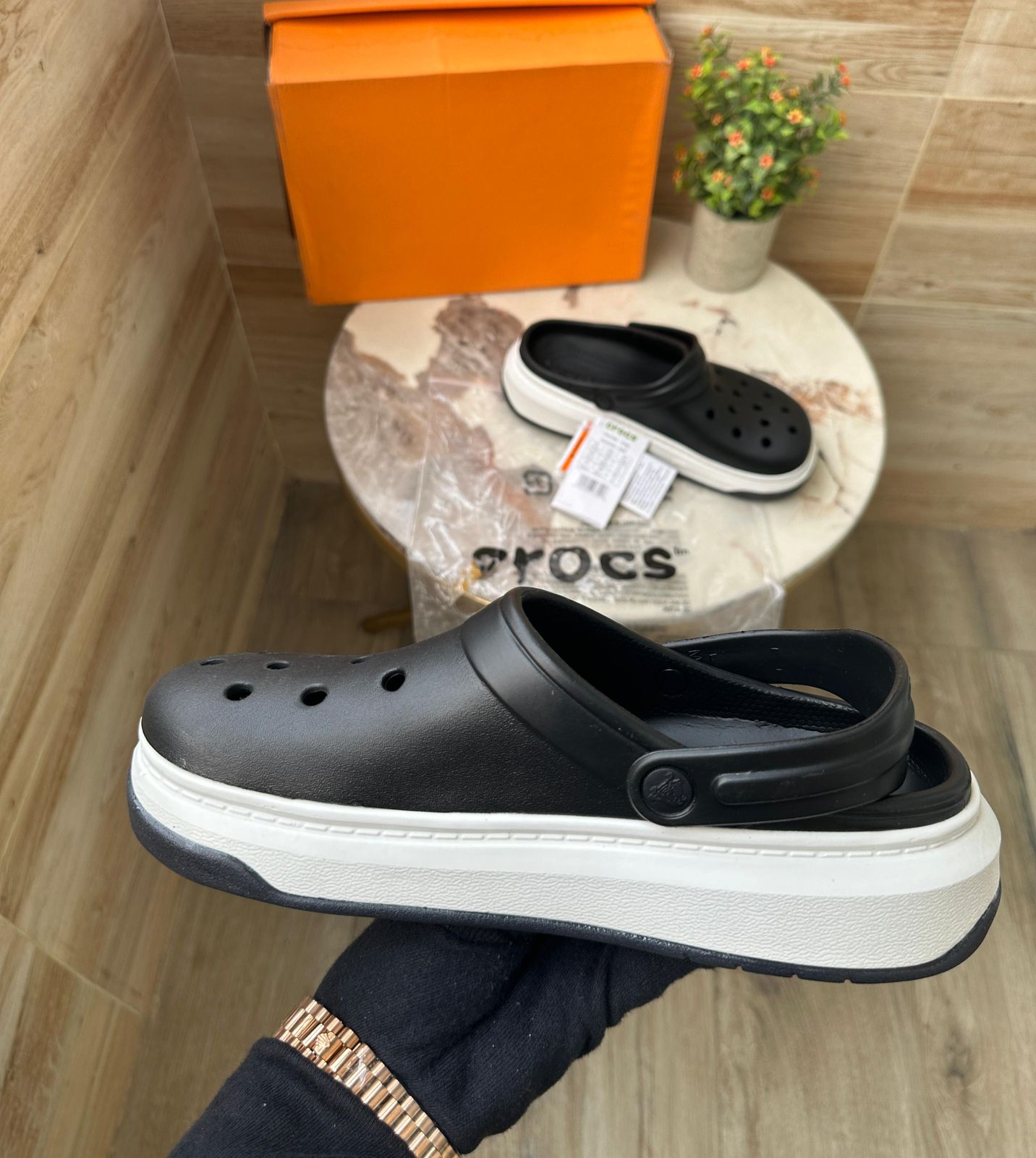 Crocs full force on fashion feet