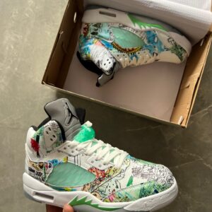 Branded Air Retro 5 Wings Sneakers