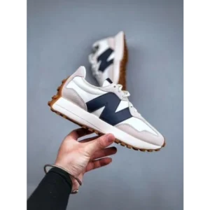 New Balance 327 White Navy Blue Shoes For Men (LL589)