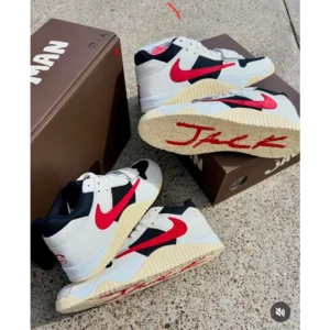 Air Jordan X Travis Scott University Red Shoes For Men (SFS1349)