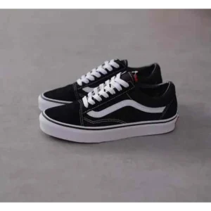 Vans Old Skool Black White Shoes For Men (BME76)