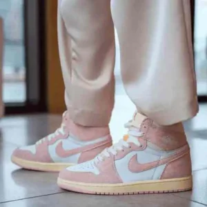 Nike Air Jordan Retro 1 Washed Pink Shoes For Women (BME097)