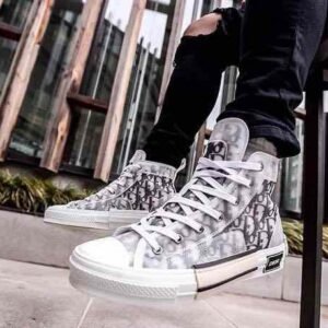 Dior B23 Oblique High White Sneakers For Men (BME237)