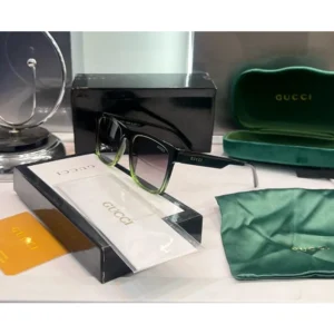 Gucci Sunglasses Dual Green Black Luxury (SUP105)
