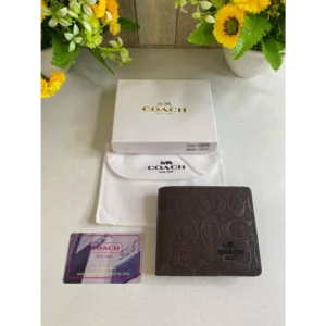 Coach Wallet With OG Box Dust Bag Card For Men (SUP413)