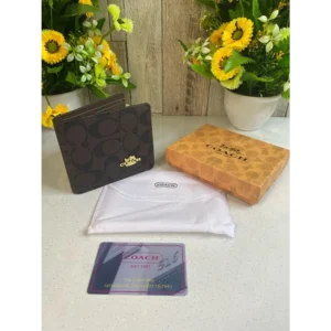 Coach Wallet With OG Box Card & All Accessories For Men (SUP417)