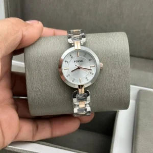 Fossil Watch Rose Gold Dial For Women (SW147)