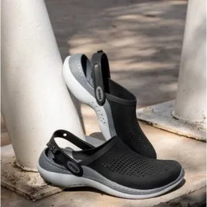 Crocs LiteRide 360 Black Grey For Men (HS166)