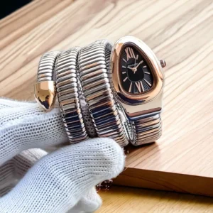 Bvlgari Watch Copper Black Dial For Women (SG174)