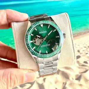 Rado Watch Automatic Silver Green For Men (BSF255)