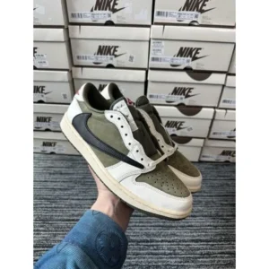 Nike Air Jordan Retro 1 X Travis Scott Shoes For Men (BSF1009)