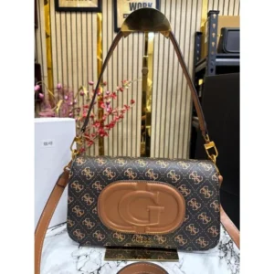 Guess Eco Flap Shoulder Bag Mietta With Box And Dust Bag For Women (SZ767)