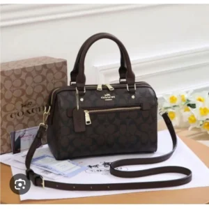 Coach Rowan Satchel Bag With Box Dust Bag For Women (FT677)