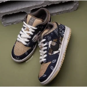 Nike SB Dunk X Travis Scott Bandana Shoes With Og Box For Men (FT457)