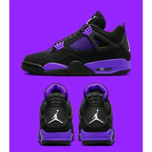 Nike Jordan Retro 4 Purple Thunder Shoes For Men (SL665)