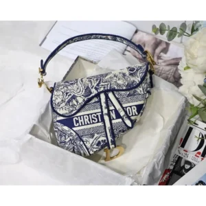 Dior Saddle Bag With Og Box & Duct Bag For Women (FT613)