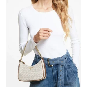 Michael Kors Pochette Bag Jet Set Charm Small Logo With Box Dust Bag For Women (TB54)