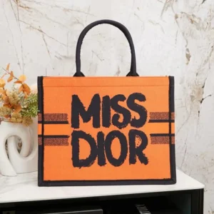 Miss Dior Tote Bag Graffiti Book Large With Og Box & Dust Bag For Women (FT647)