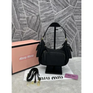 Miu Miu Multi Pocket Shoulder Bag With Og Box Dust Cover For Women (FT650)