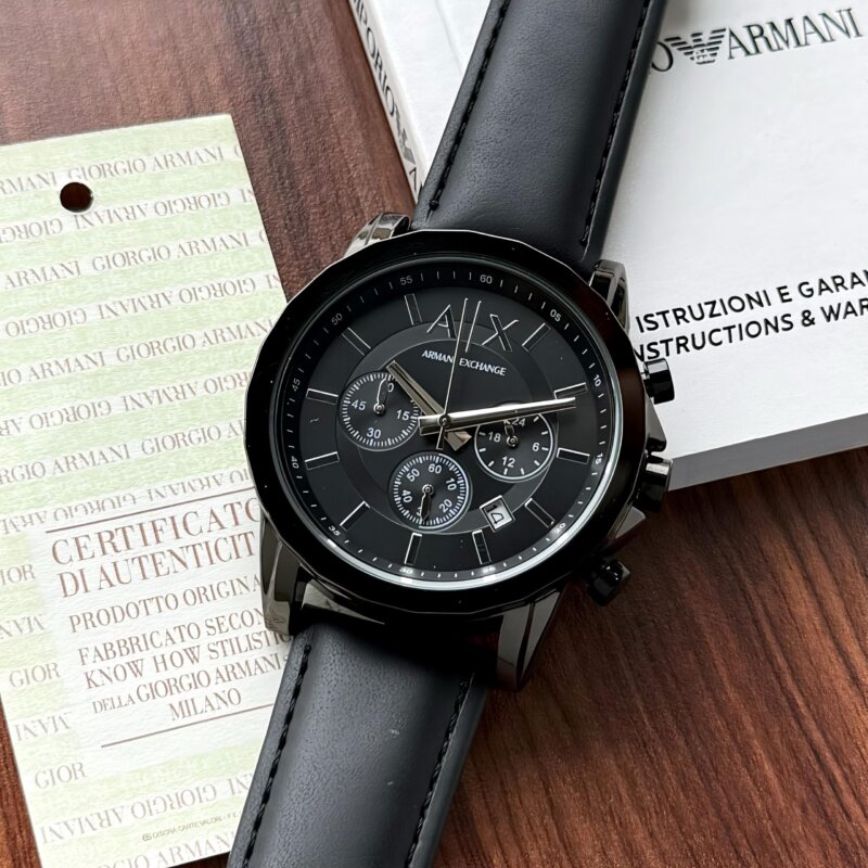 Armani Exchange Ax2098 Full Black Chronograph Armani Exchange Ax2098 Full Black Chronograph