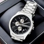 Armani Exchange AX2152 Chronograph Silver And Black Dial