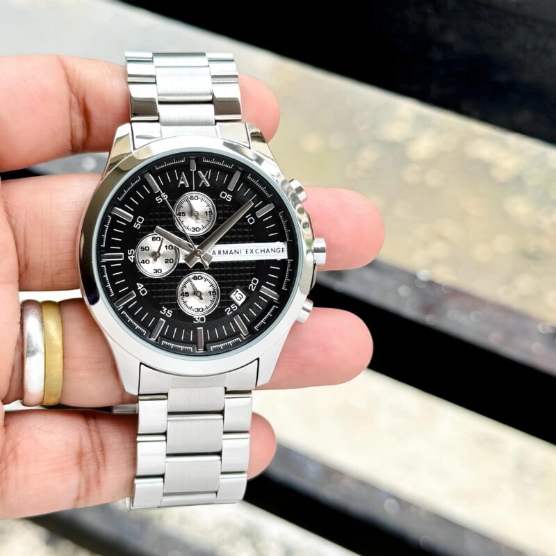Armani Exchange AX2152 Chronograph Silver And Black Dial