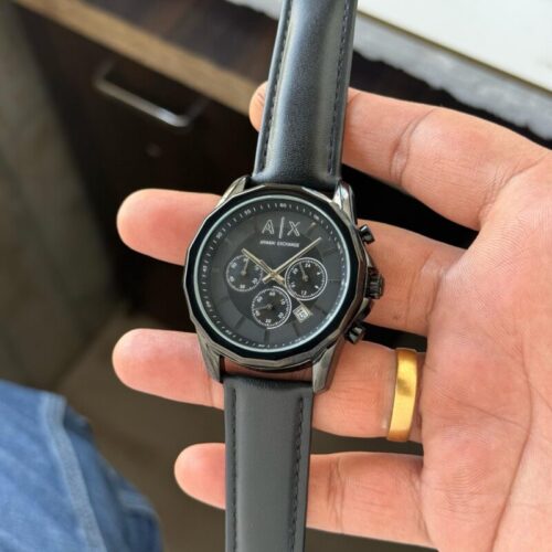 Armani Exchange Spencer Chronograph Black Dial 44mm