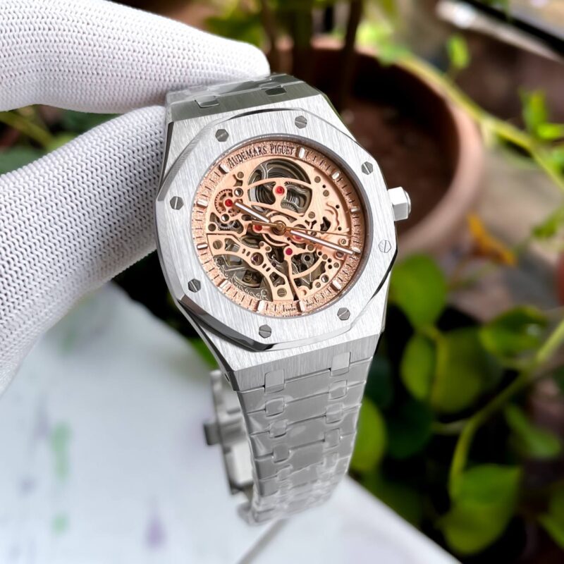 Audemars Piguet Royal Oak Double Balance Silver Salmon Dial
