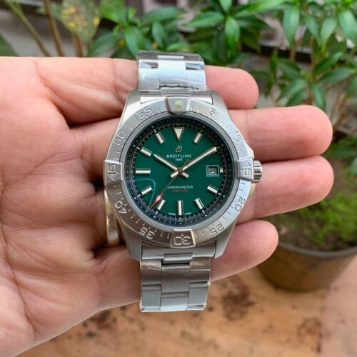 Breitling Avenger 42 Silver Green Dial