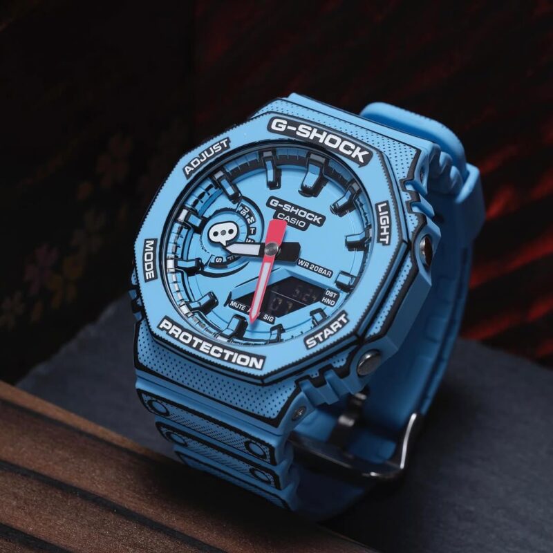 Casio G-SHOCK GA-2100MNG-2A Blue Manga Watch