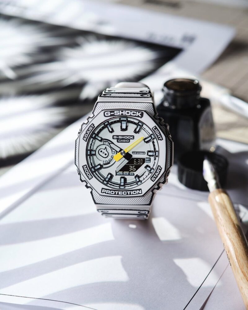 Casio G-Shock GA-2100MNG White Manga Watch