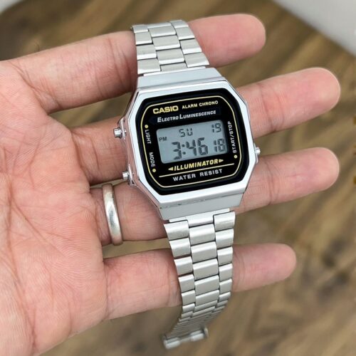 Casio Vintage F91WS Silver And Black