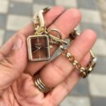 Chanel Golden Brown Square Dial