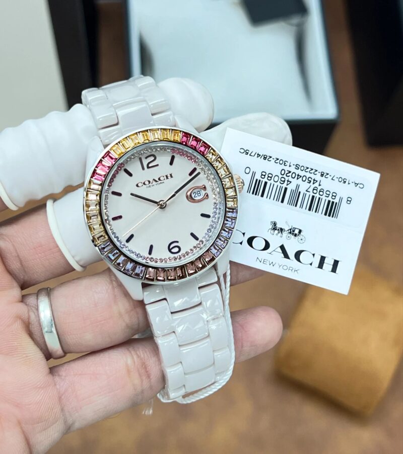Coach Greyson Diamond White Dial 14504020
