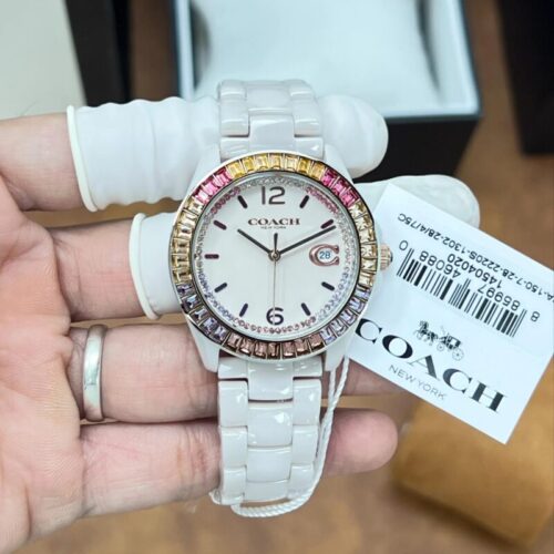 Coach Greyson Diamond White Dial 14504020