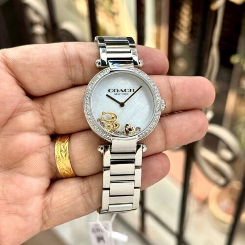 Coach Mother Of Pearl Dial With Crystal Bezel