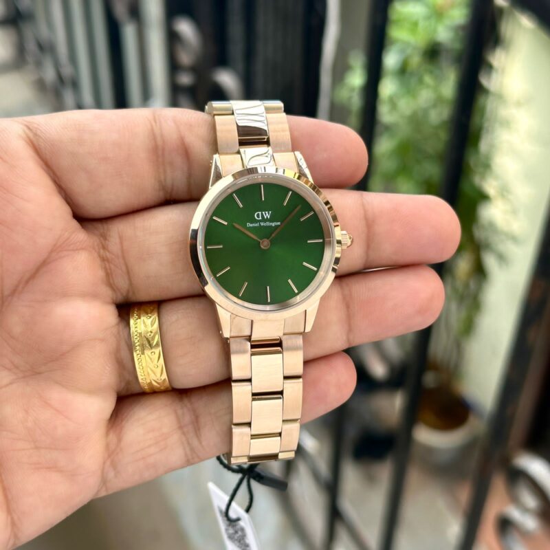 Daniel Wellington Iconic Link Green Dial 28mm