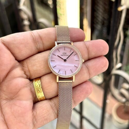 Daniel Wellington Petite Lumine Bezel Melrose Pink