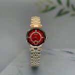 Dior Gem Quartz Watch With Red Dial