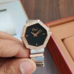 Dior Gem Rose Gold 27mm Black Dial