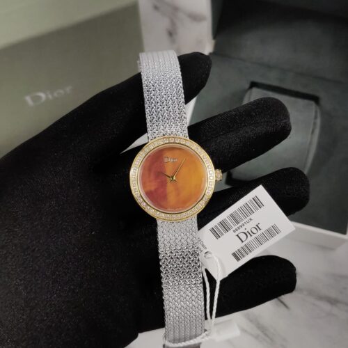 Dior La D De Dior Satine Orange 28mm