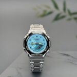 G Shock GM-2100D Silver Ice Blue