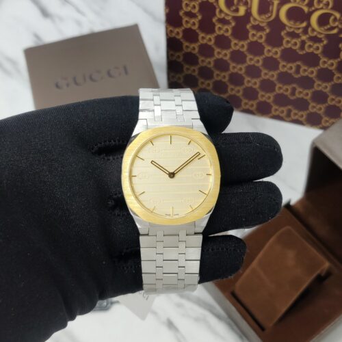 Gucci 25H Bicolor YA163405 Timepiece