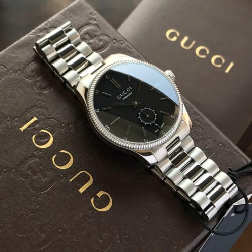 Gucci G-Timeless Silver Blue 40mm Chronograph