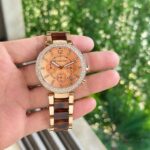 Michael Kors Parker Tortoise Rose Gold 39mm Chronograph