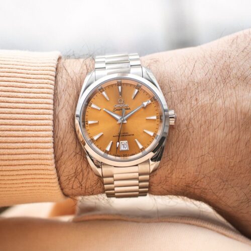 Omega Aqua Terra Orange Automatic Watch