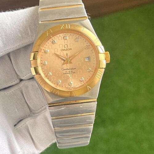 Omega Constellation Chronometer Yellow Gold Watch
