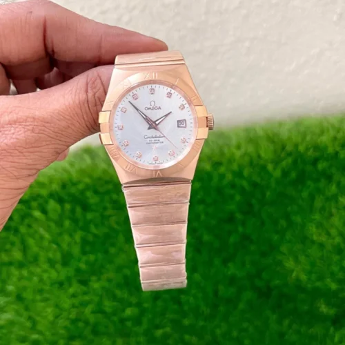 Omega Constellation Rosegold White Dial Automatic
