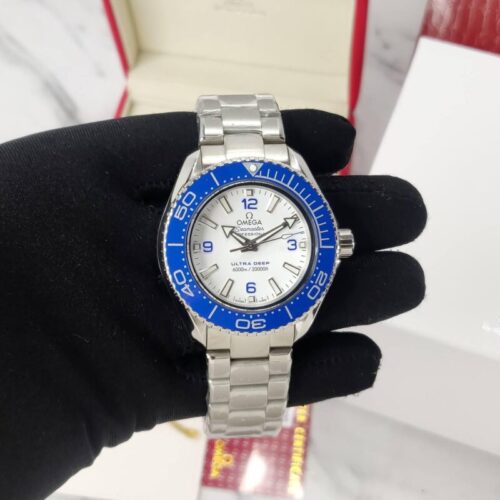 Omega Planet Ocean Blue White Dial