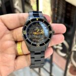 Rado Captain Cook Skeleton Black Gold Watch